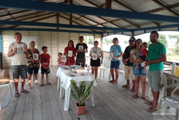 Paróquia Menino Jesus do Novo Remanso, realizou Círculo Bíblico com o Tema do Livro de Ezequiel.